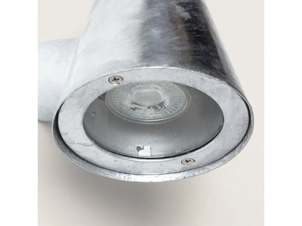 Certifié CE Ledkia Applique Murale Extérieure Acier Galvanisé Coastal Faroe