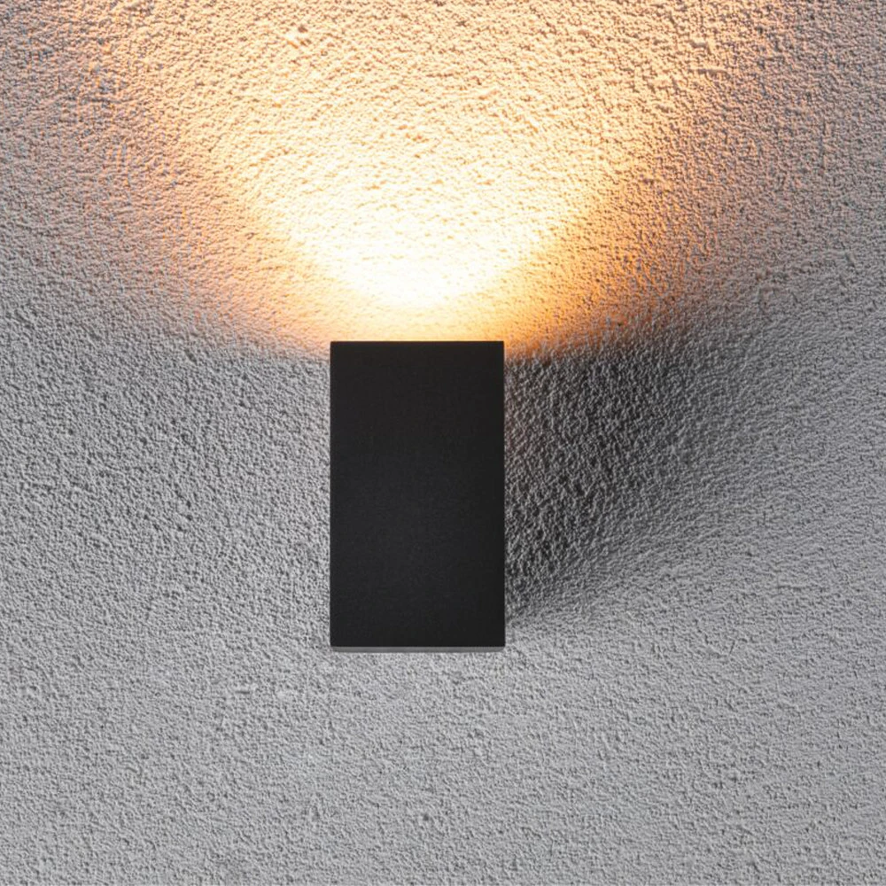 Certifié CE Paulmann Flame applique d’extérieur LED, noire
