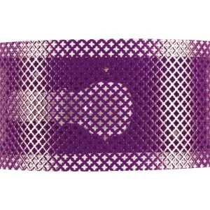 CYLINDRE LACY - Applique demi cylindrique métal violet pour miroir de salle de bain