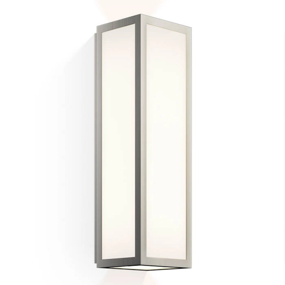 Decor Walther Bauhaus 1 N applique LED, nickel pour salle de bain IP44
