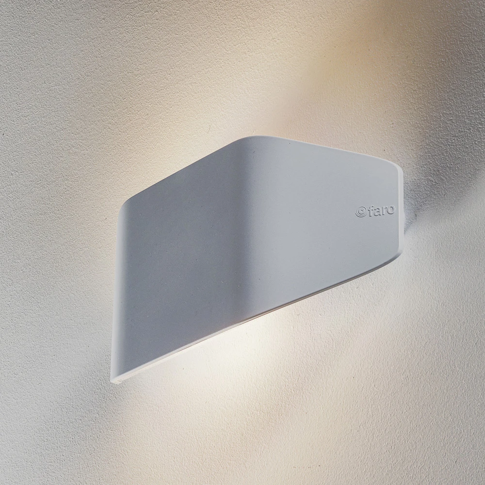 Design Contemporain Applique d'extérieur actuel Future blanche