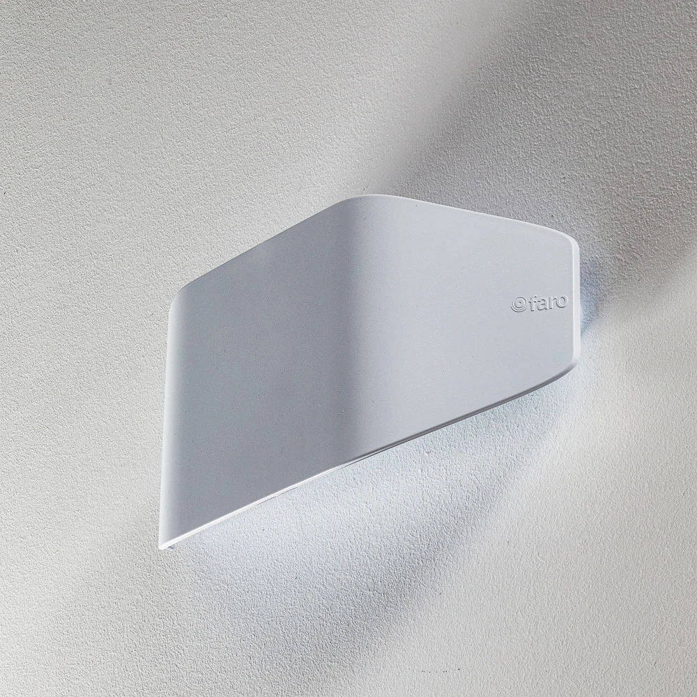 Design Contemporain Applique d'extérieur actuel Future blanche
