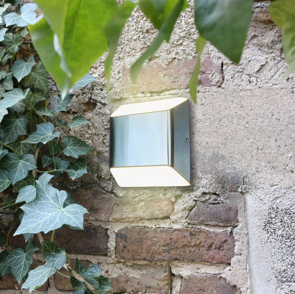 Design Contemporain Applique LED Flyod, up/downlight, acier inoxydable