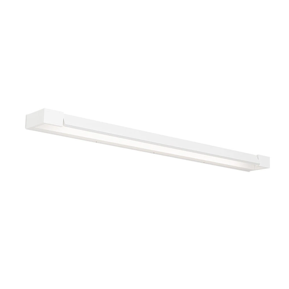 Design Contemporain Applique miroir LED Marilyn blanc inclinable 90 cm