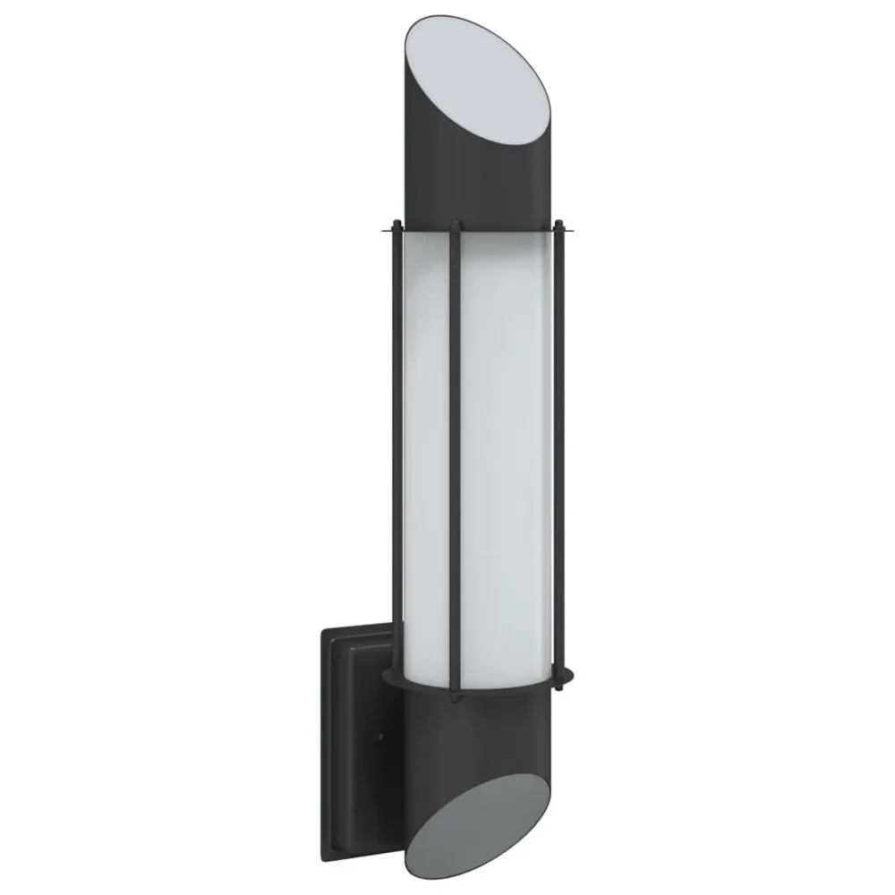 Design Contemporain Applique murale d'extérieur noir acier inoxydable