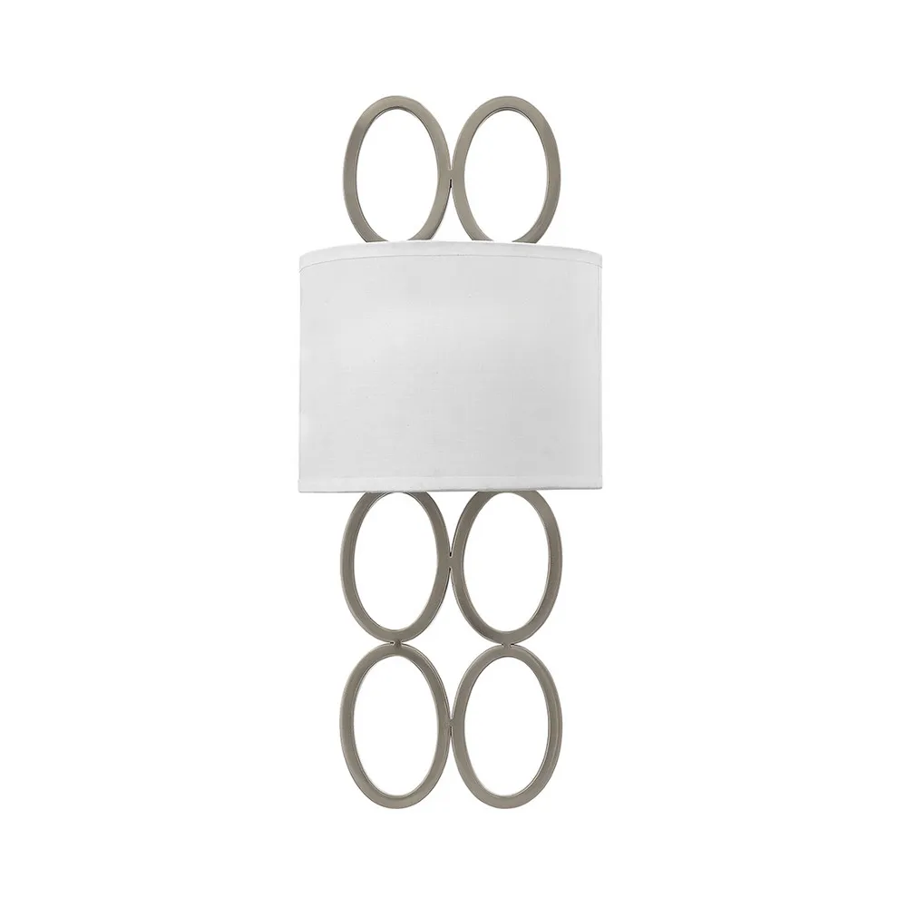 Design Contemporain Applique murale Jules avec abat-jour en lin