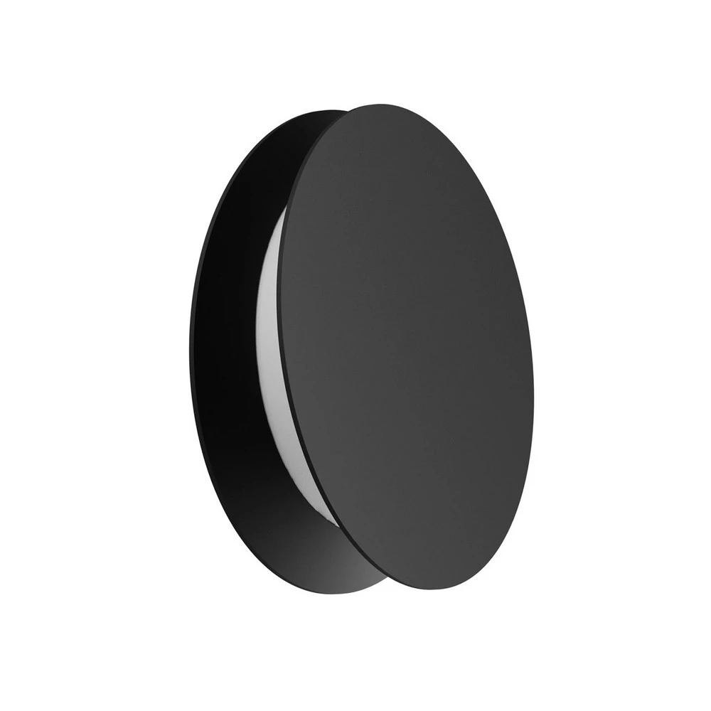 Design Contemporain Applique murale LED Yo-Yo, noir, 2.700 K, aluminium, PMMA, intensité
