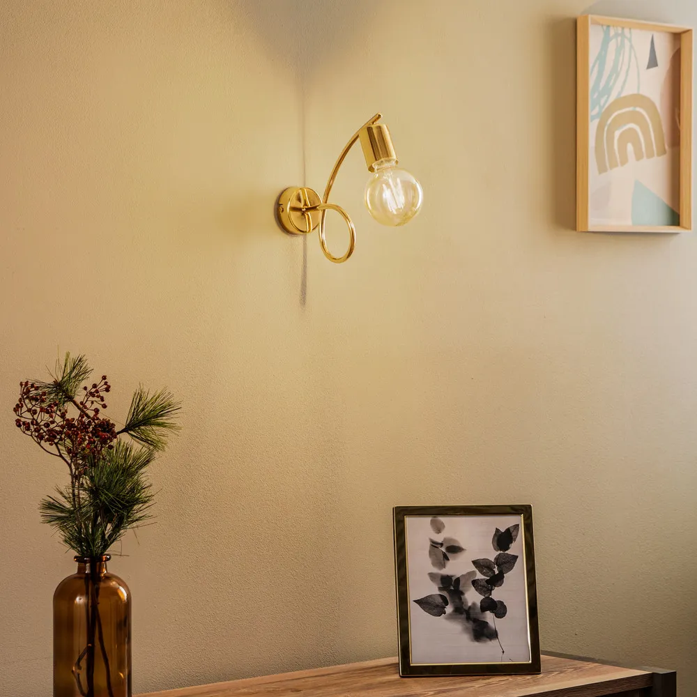 Design Contemporain Applique murale Tango, doré