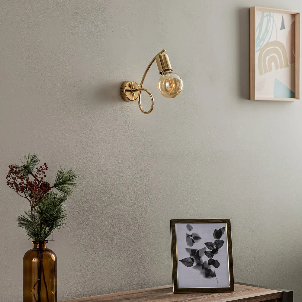 Design Contemporain Applique murale Tango, doré