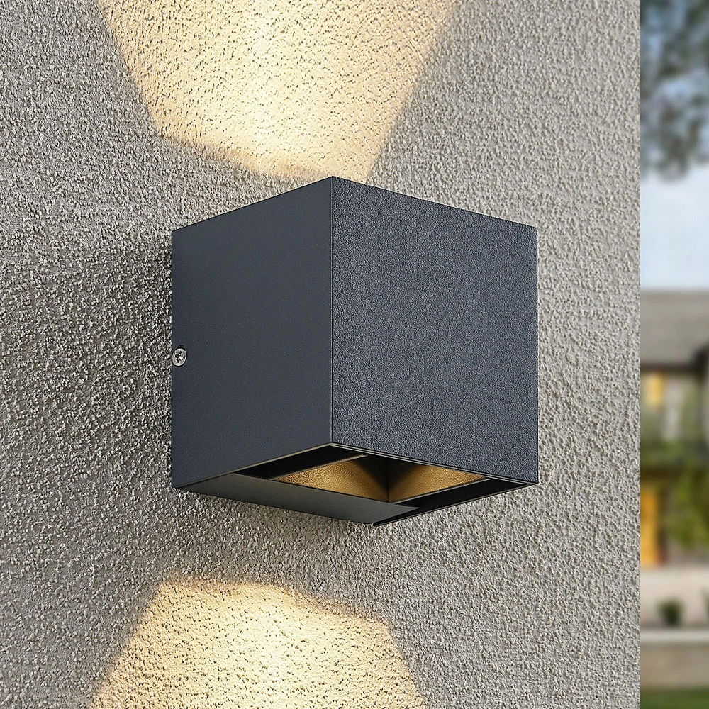 Design Contemporain Appliques d'extérieur LED Lindby Zavier