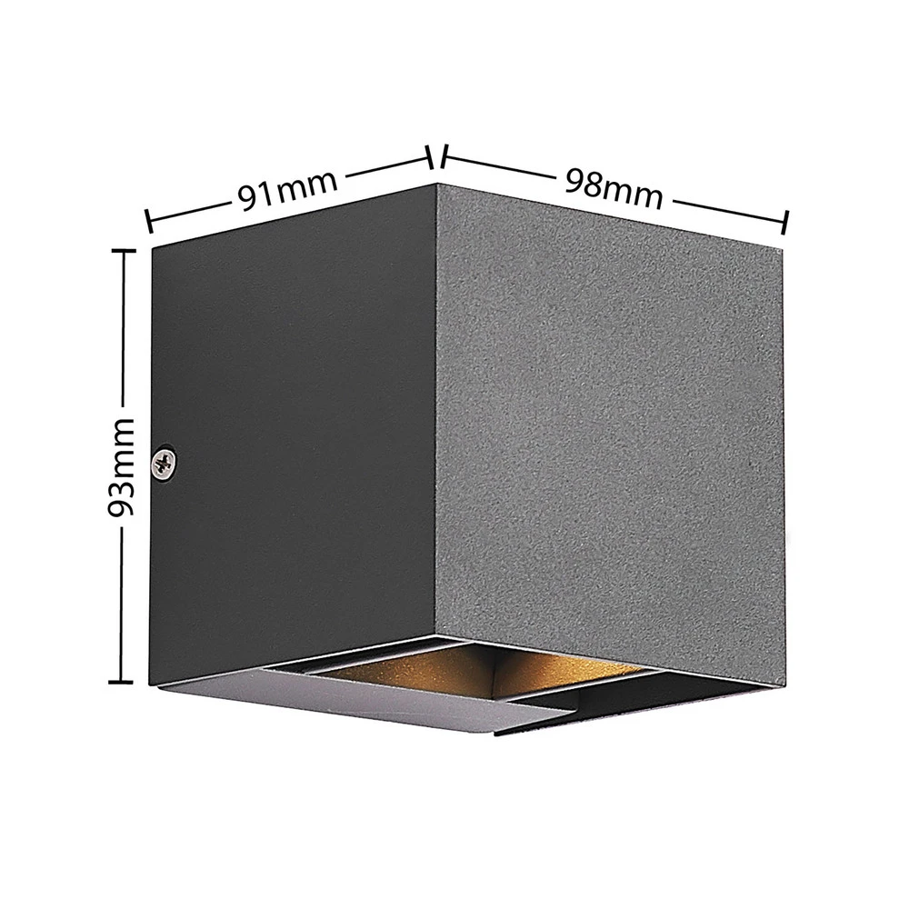 Design Contemporain Appliques d'extérieur LED Lindby Zavier
