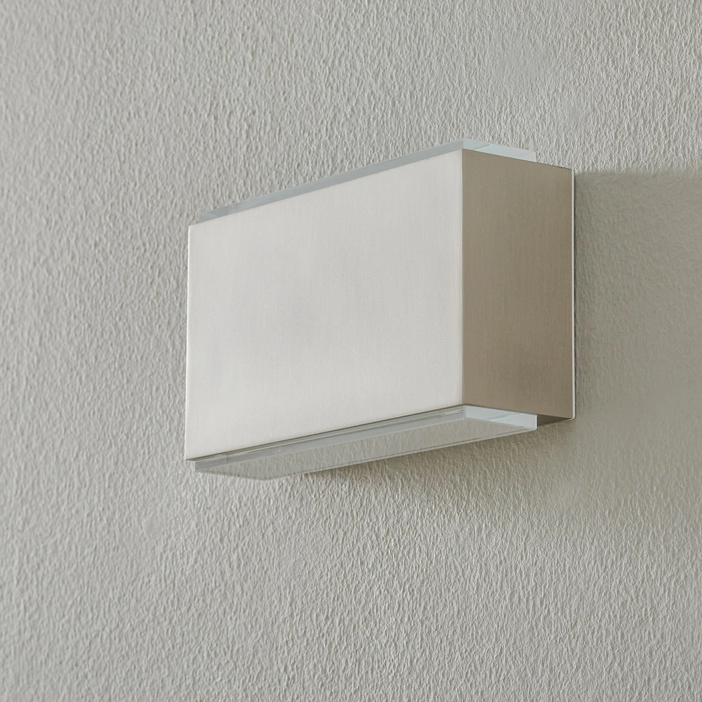 Design Contemporain BEGA 23015 applique LED 3 000 K 18cm acier 1 260lm