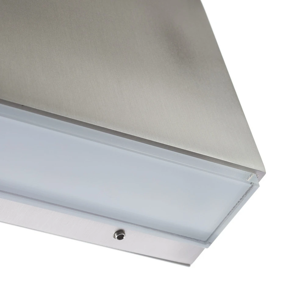 Design Contemporain BEGA 23015 applique LED 3 000 K 18cm acier 1 260lm