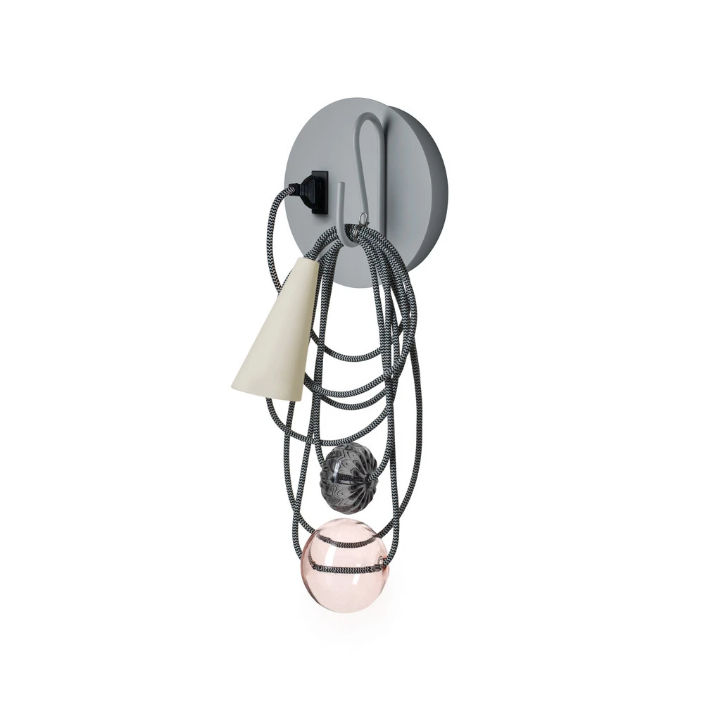 Design Contemporain Foscarini Filo applique LED, Amethyst Queen