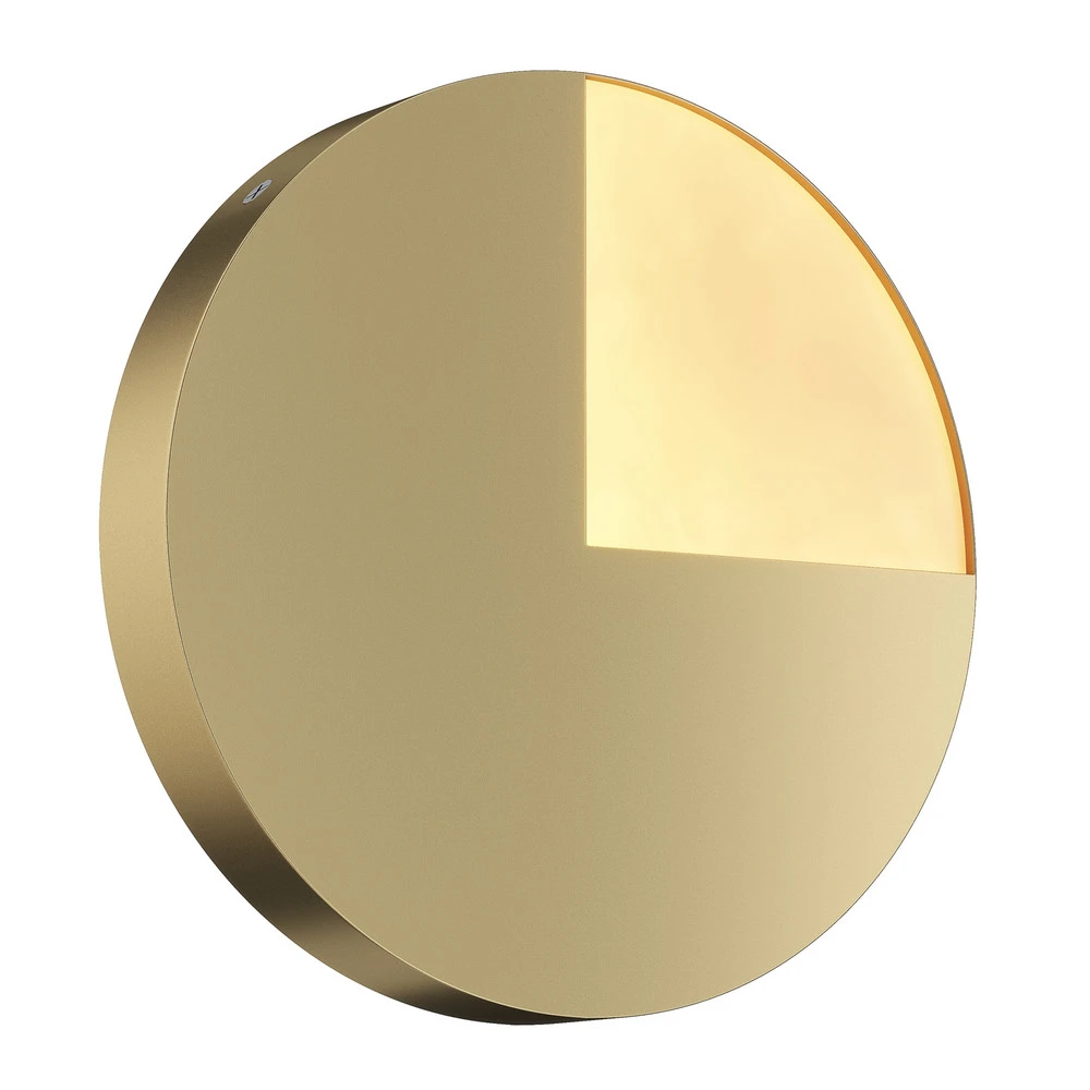 Design Contemporain Maytoni Jupiter applique murale LED, or, Ø 25cm