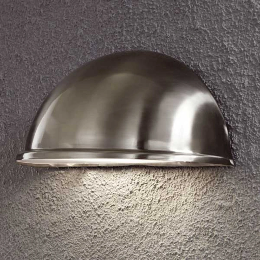 Design Contemporain Superbe applique d'extérieur Torino E27 inox