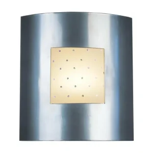 Design Contemporain TELAS - Applique demi cylindrique métal aluminium