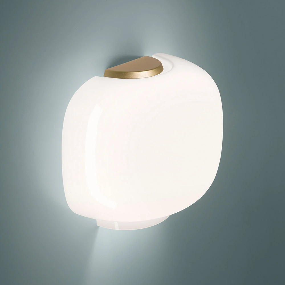 Foscarini Chouchin 3 Semi My Light blanc/doré Style moderne
