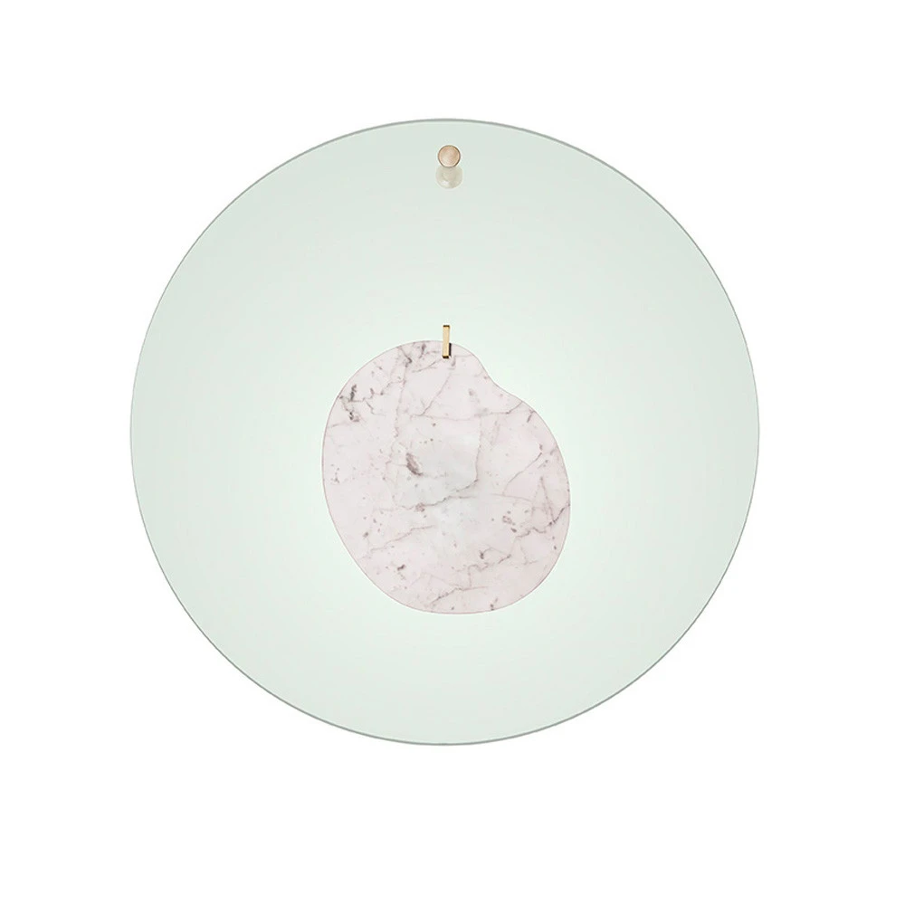 Foscarini Gioia grande applique LED Ø 68 cm verte avec fixation invisible