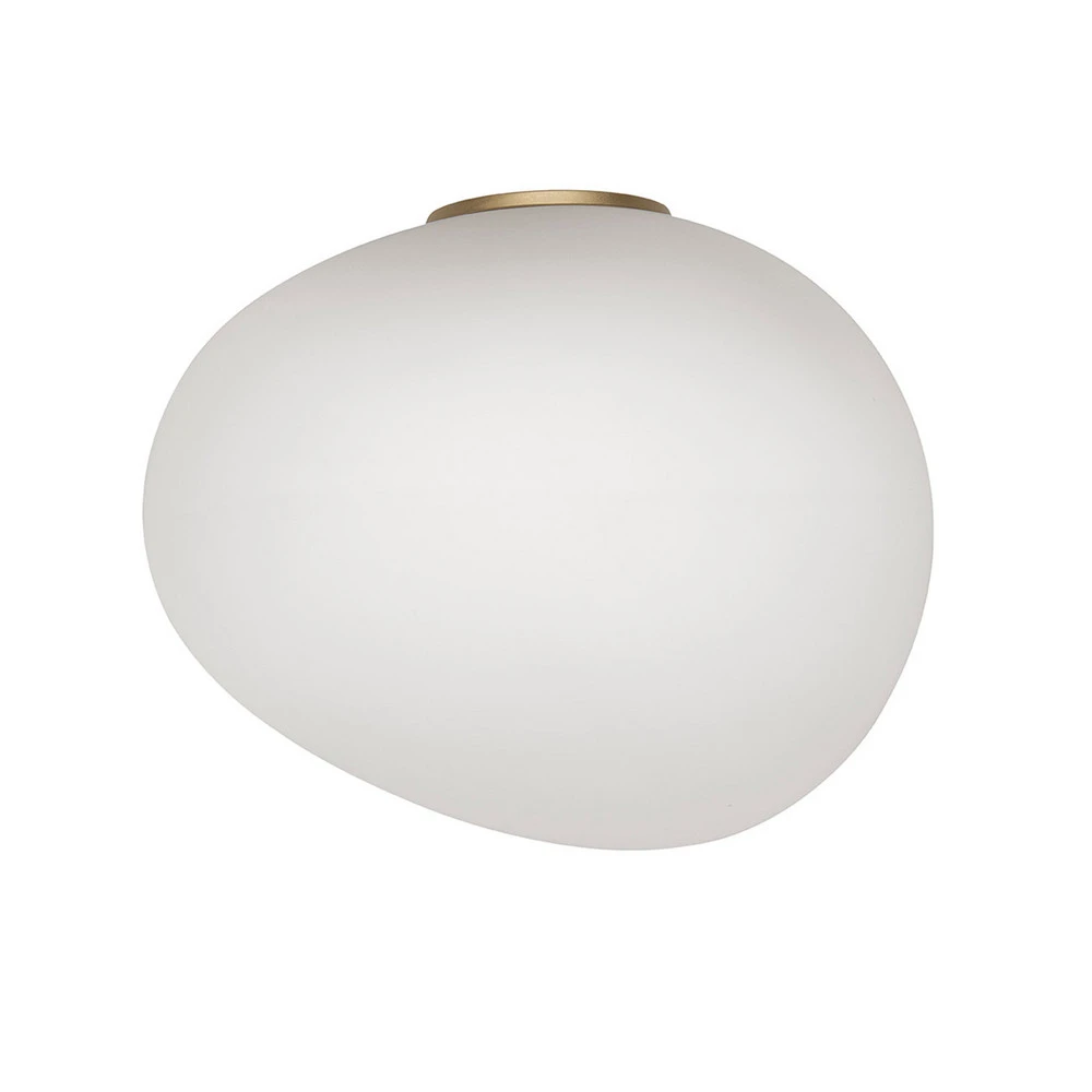 Foscarini Gregg grande semi 1 applique, dorée avec fixation invisible