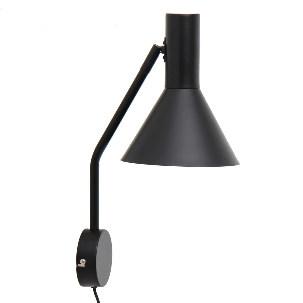 FRANDSEN Lyss applique, noire mate Dimensions : 15 x 30 cm