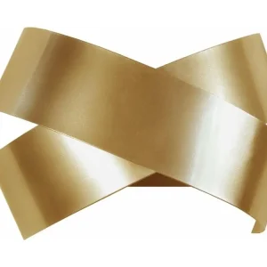 GORDIUM - Applique géométrique métal or pour miroir de salle de bain