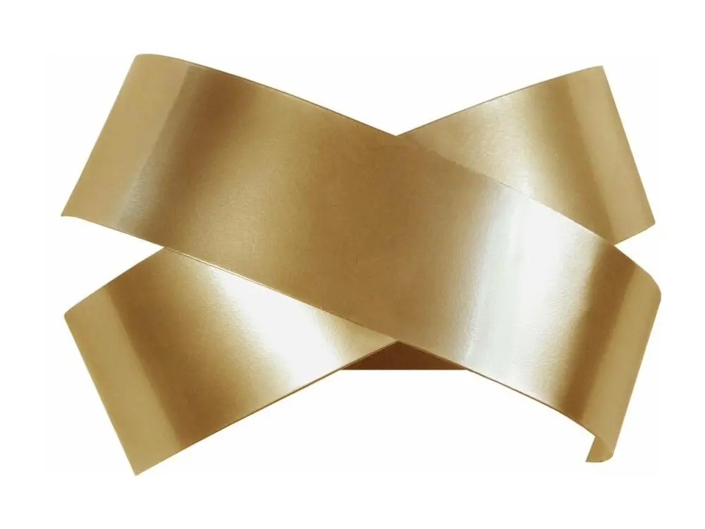 GORDIUM - Applique géométrique métal or pour miroir de salle de bain