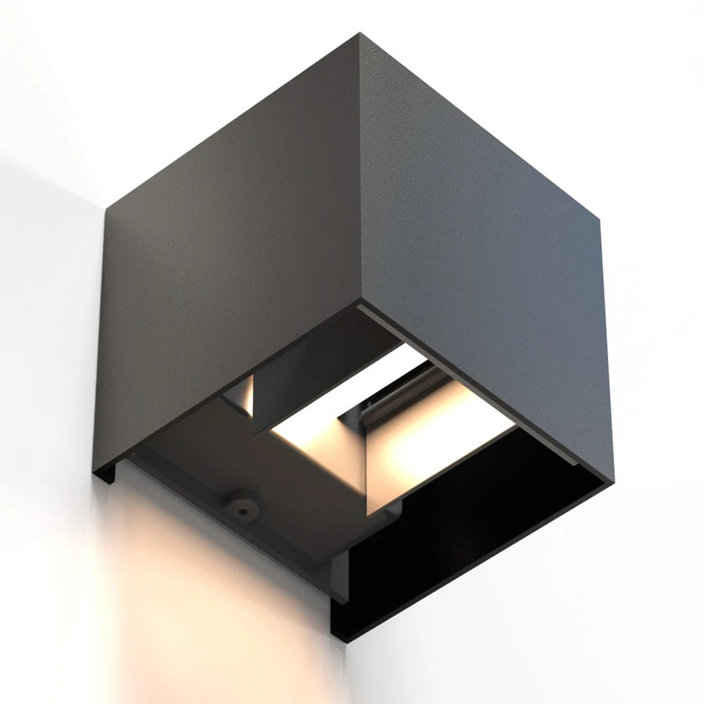 Hama applique LED WLAN, appli, CCT, noire avec interrupteur intégré