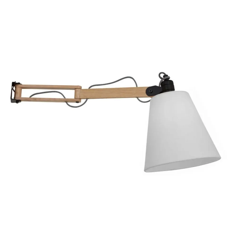 Lampe Murale Bois Champêtre | Eira Dimensions : 15 x 30 cm