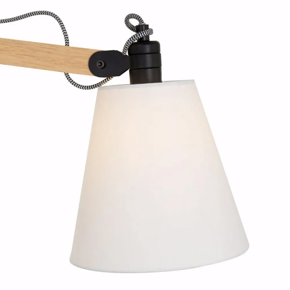 Lampe Murale Bois Champêtre | Eira Dimensions : 15 x 30 cm