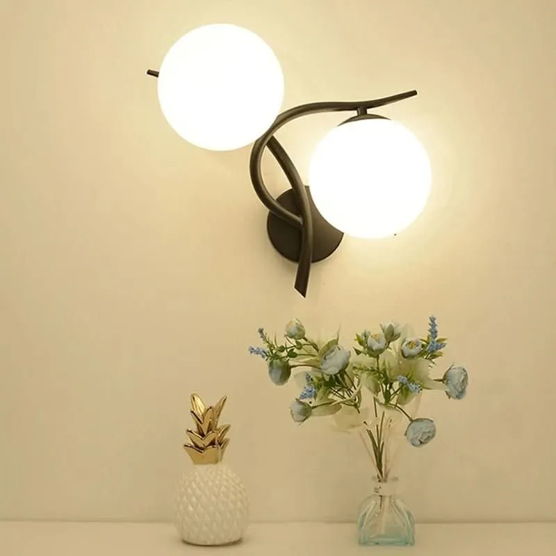 Lampe Murale LED Verre | Erona en verre opalin