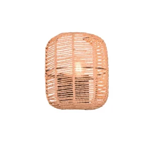 Lampe murale en Sisal naturel Runa pour éclairage de lecture