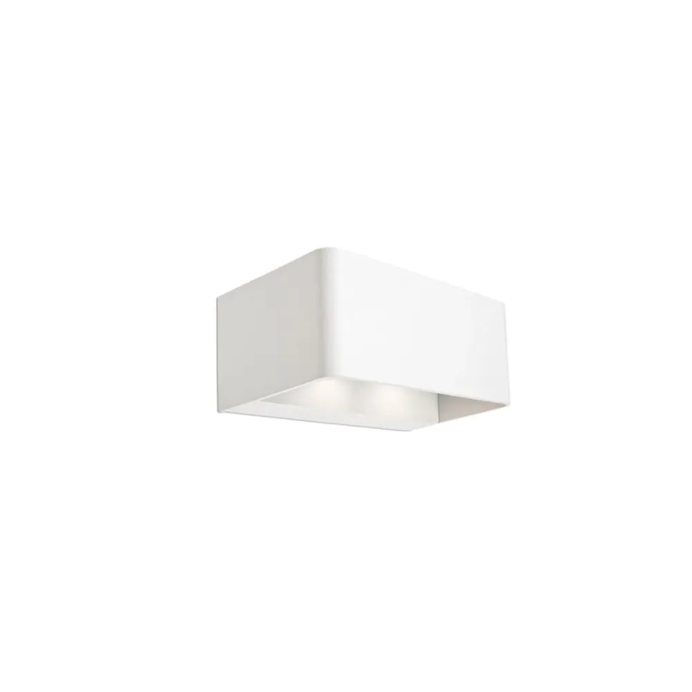 Lampe murale Wilson LED 18W IP65 de LEDS-C4 référence 05-9684-14-CL avec interrupteur intégré
