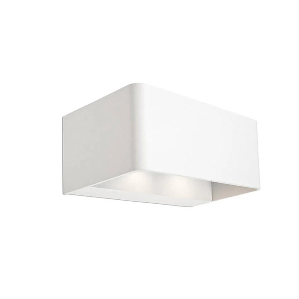 Lampe murale Wilson LED 18W IP65 de LEDS-C4 référence 05-9684-14-CL avec interrupteur intégré