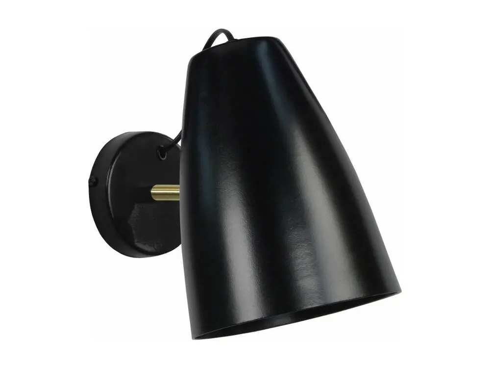 LARSEN - Applique articulé métal noir avec ampoule LED incluse