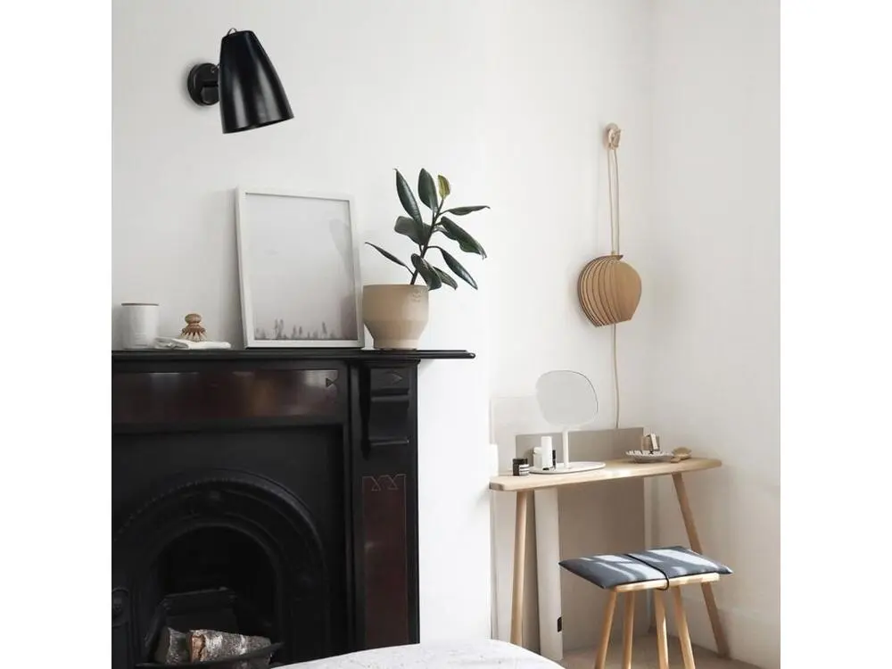 LARSEN - Applique articulé métal noir avec ampoule LED incluse