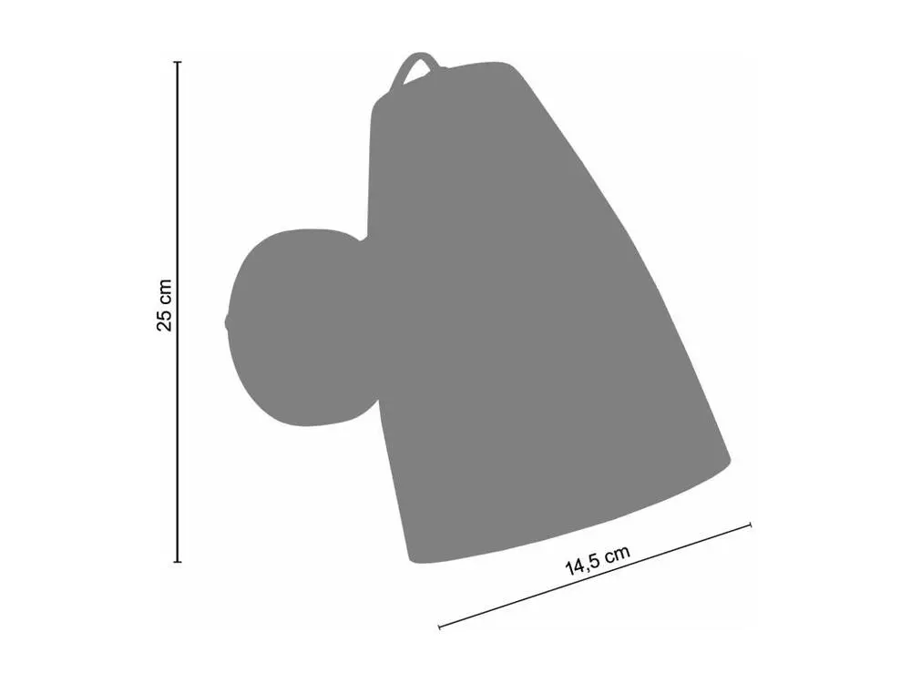 LARSEN - Applique articulé métal noir avec ampoule LED incluse