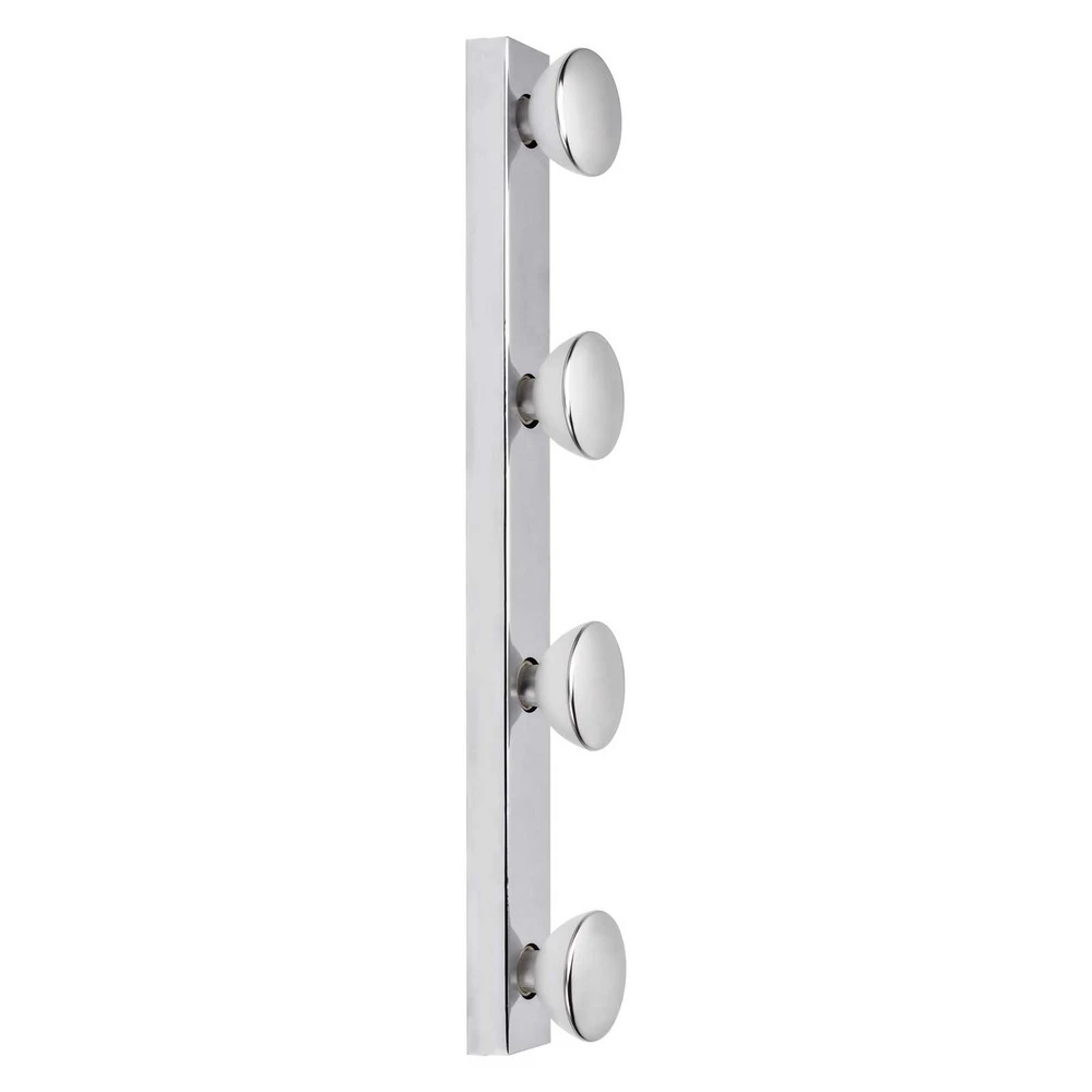 LIGHTME applique miroir Aqua Hollywood x4 chromée en verre opalin
