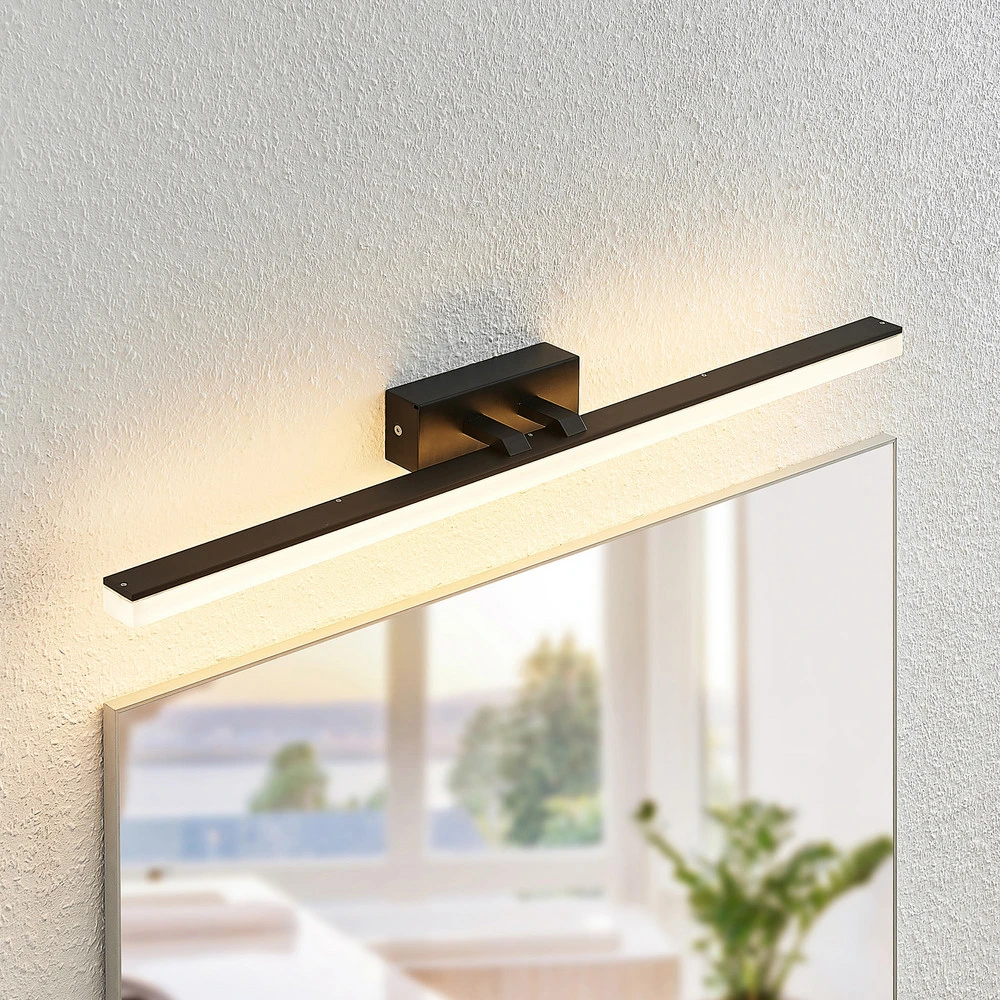 Lucande Lisana applique LED, IP44, 75 cm avec fixation invisible