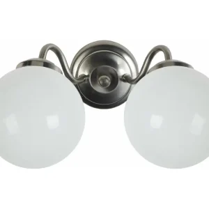OGGI - Applique multiple bras métal aluminiumet opale en laiton brossé