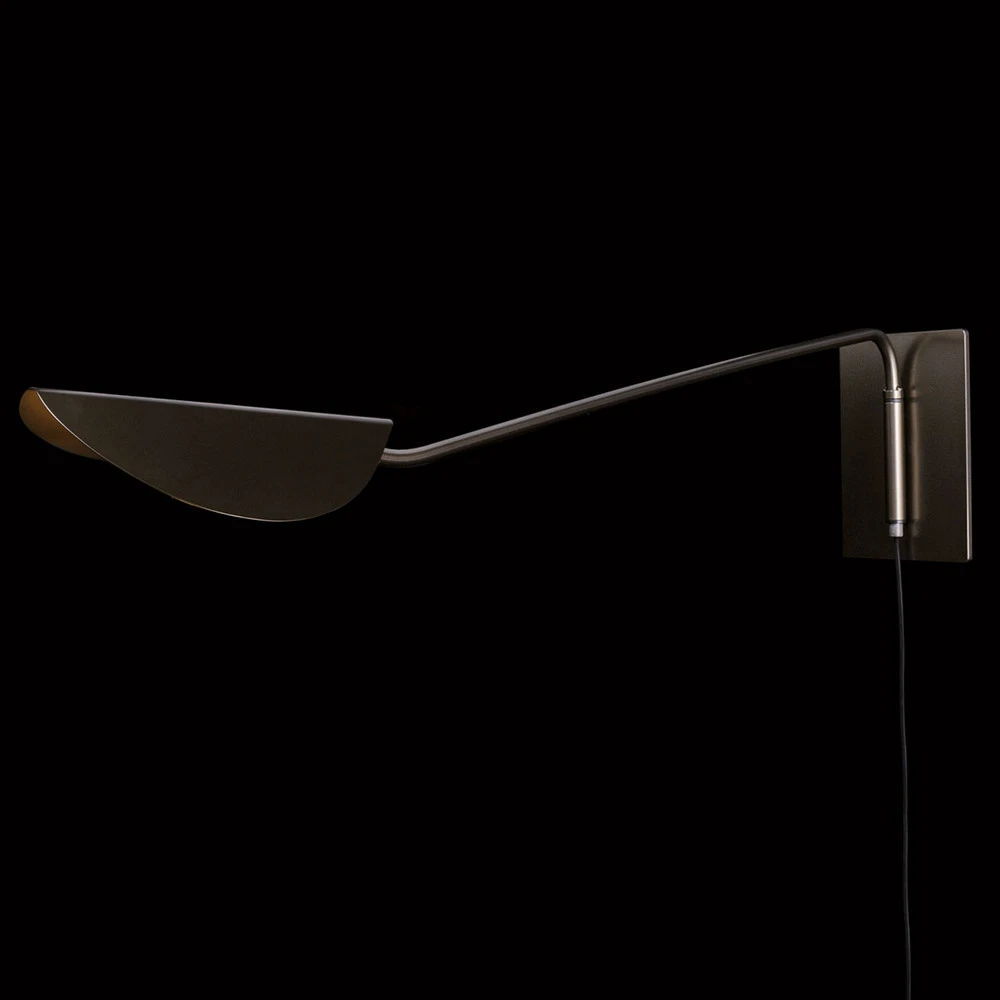 Oluce Plume applique - profondeur 160 cm avec fixation invisible