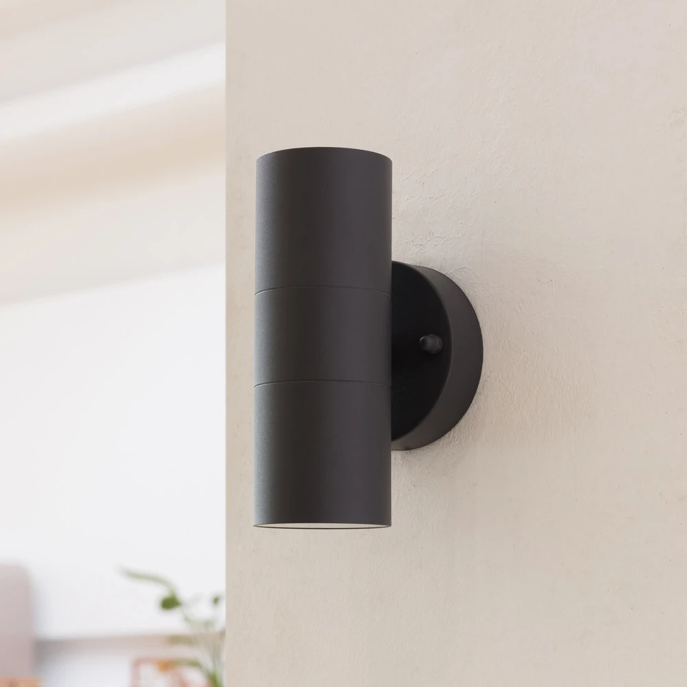 Prios Tulimar applique d'extérieur à 2 lampes avec interrupteur intégré