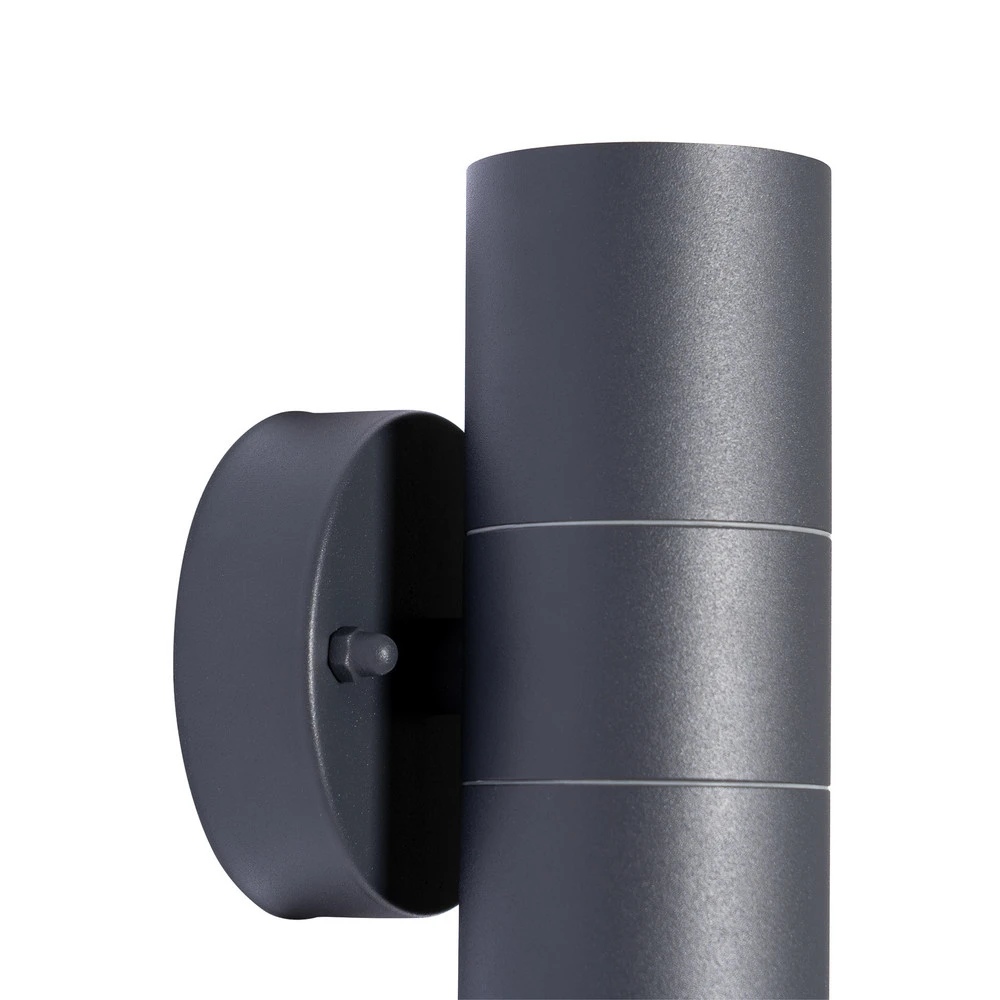 Prios Tulimar applique d'extérieur à 2 lampes avec interrupteur intégré