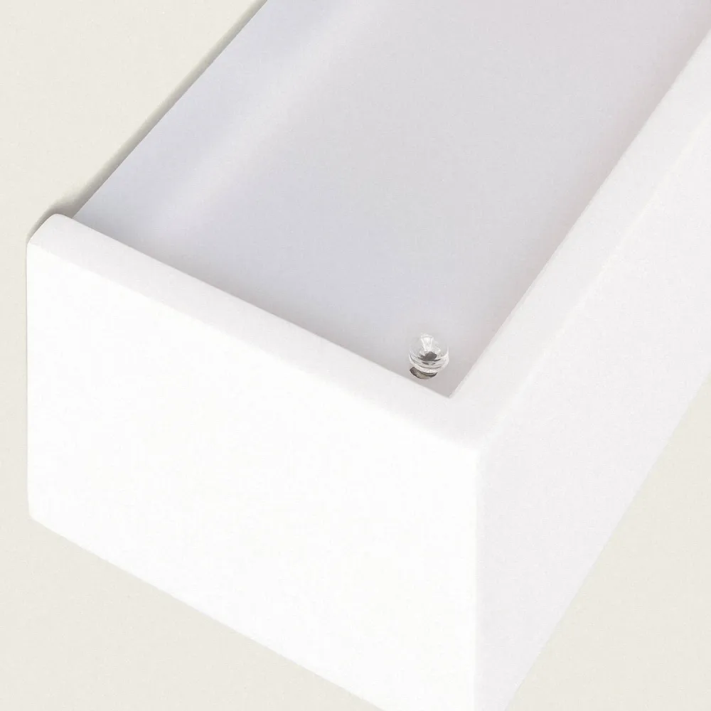 Ruvil M applique murale en plâtre avec éclairage à LED intégré pour salle de bain IP44