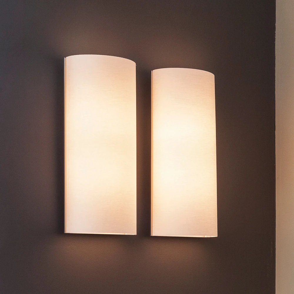 serien.lighting Applique murale LED Club, alu/blanc avec ampoule LED incluse