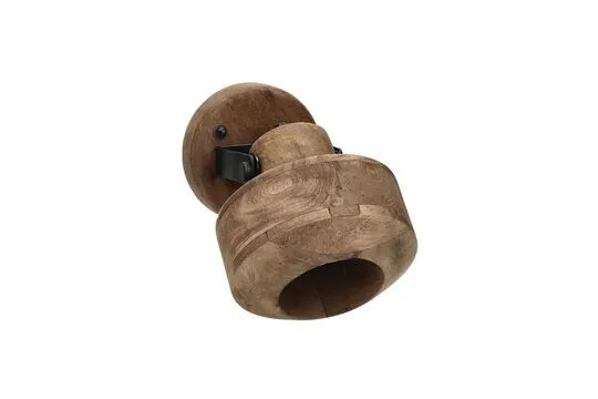 Étanche IP44 Applique en bois marron Siracusa Pomax - 22cm