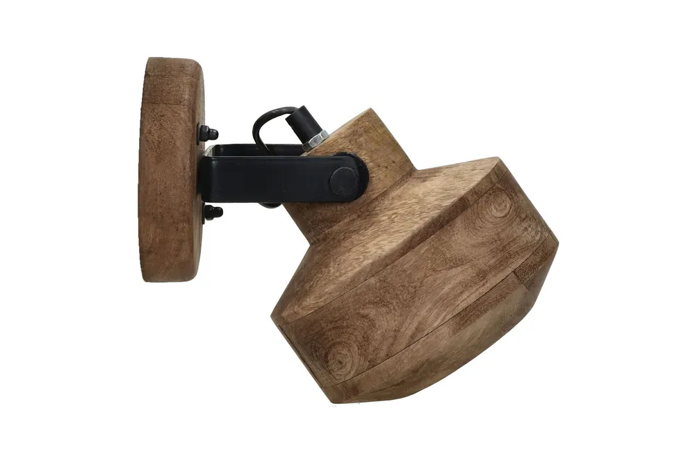 Étanche IP44 Applique en bois marron Siracusa Pomax - 22cm