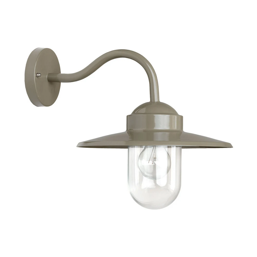 Étanche IP44 Applique d'extérieur Dolce de couleur taupe