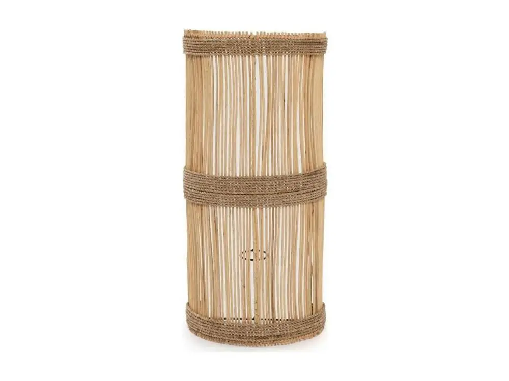 Étanche IP44 Applique Jalal éco-chic en rotin