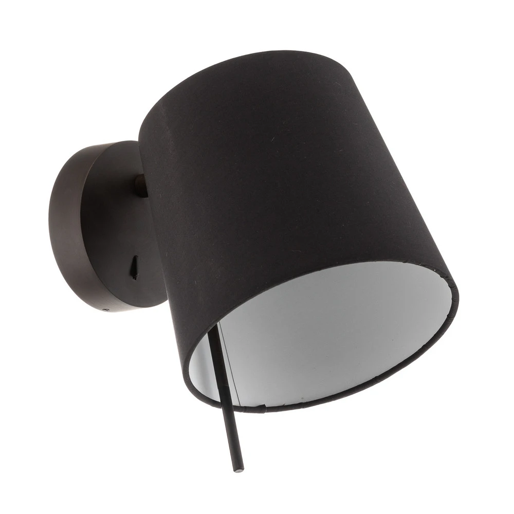 Étanche IP44 Applique Mitsu Wall cuivré foncé, abat-jour noir